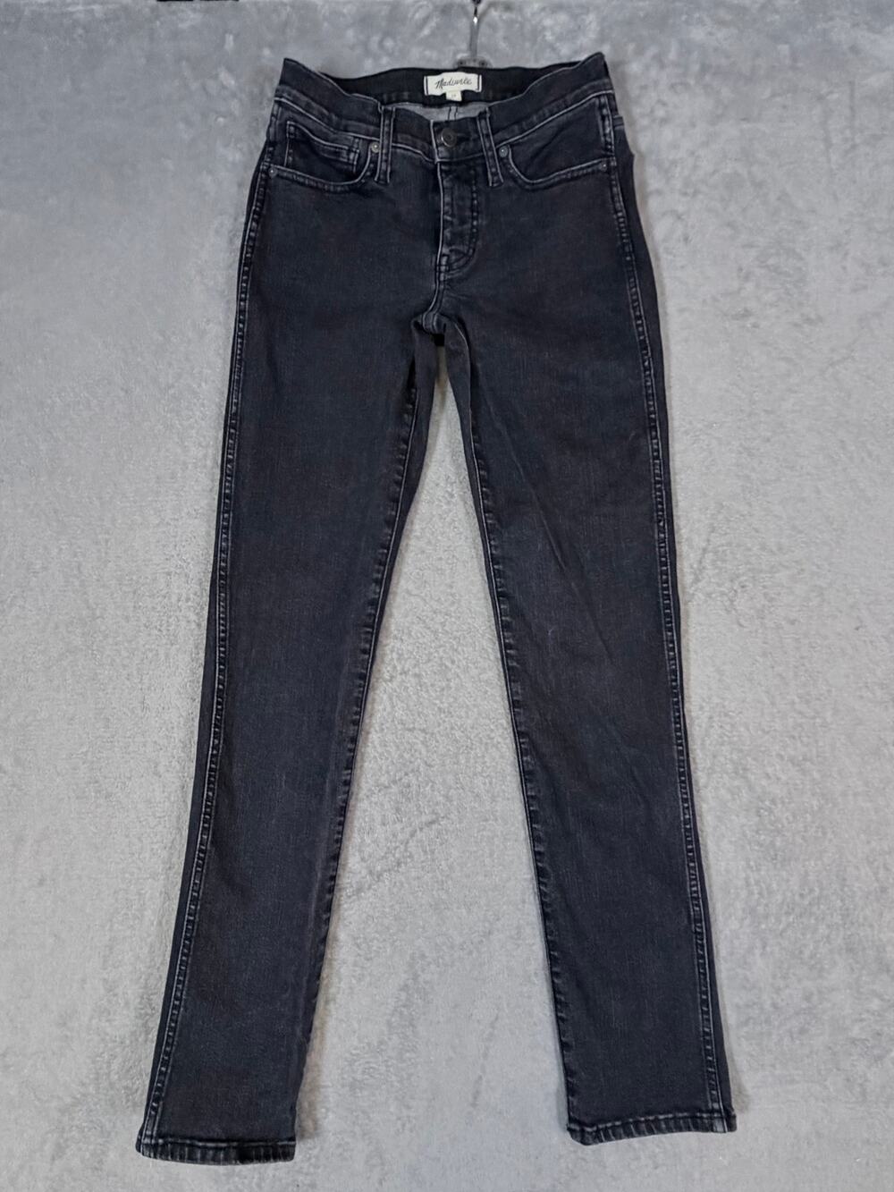 Madewell Women’s Size 26 Dark Charcoal Black Denim Patch Pocket Jeans